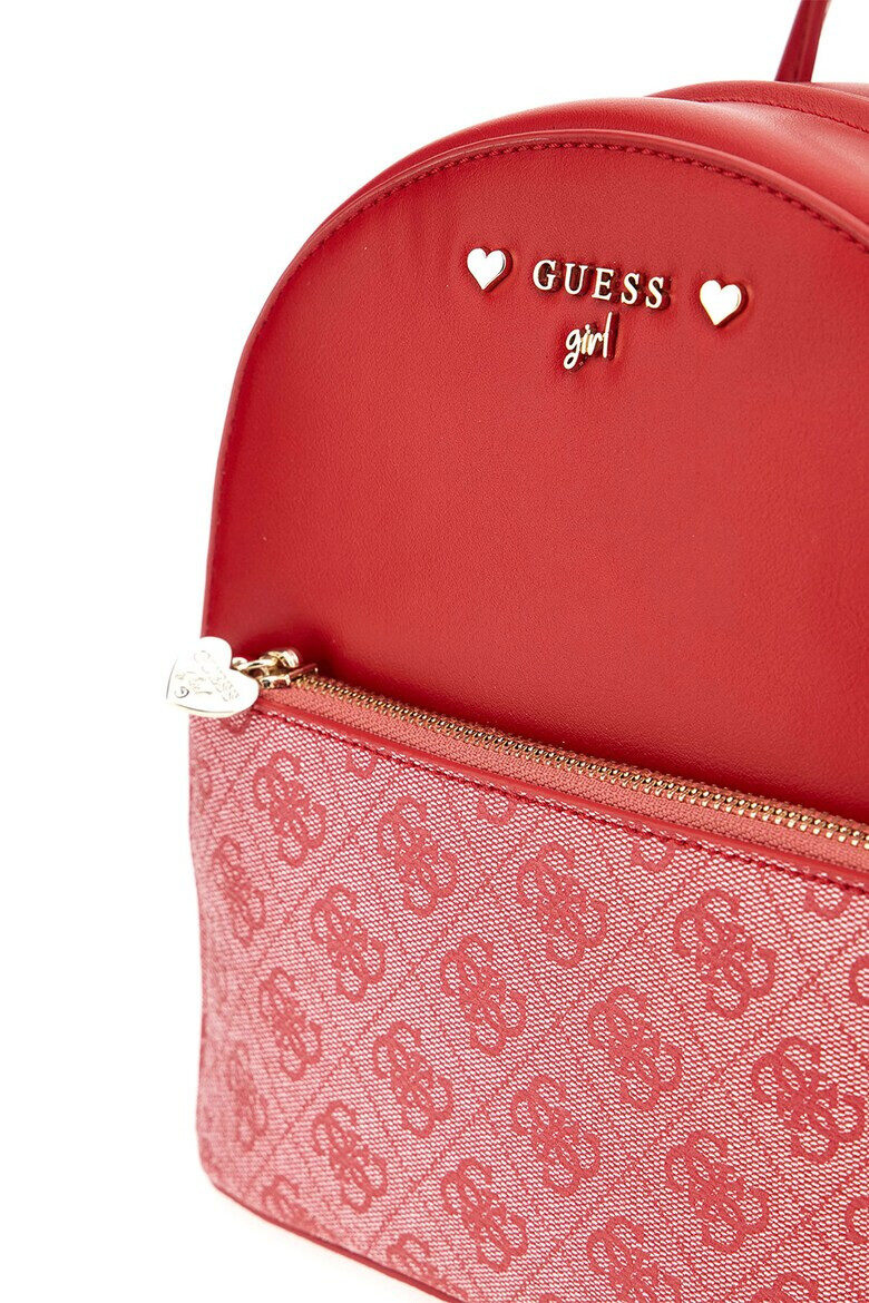 Guess Раница с десен с монограм - Pepit.bg