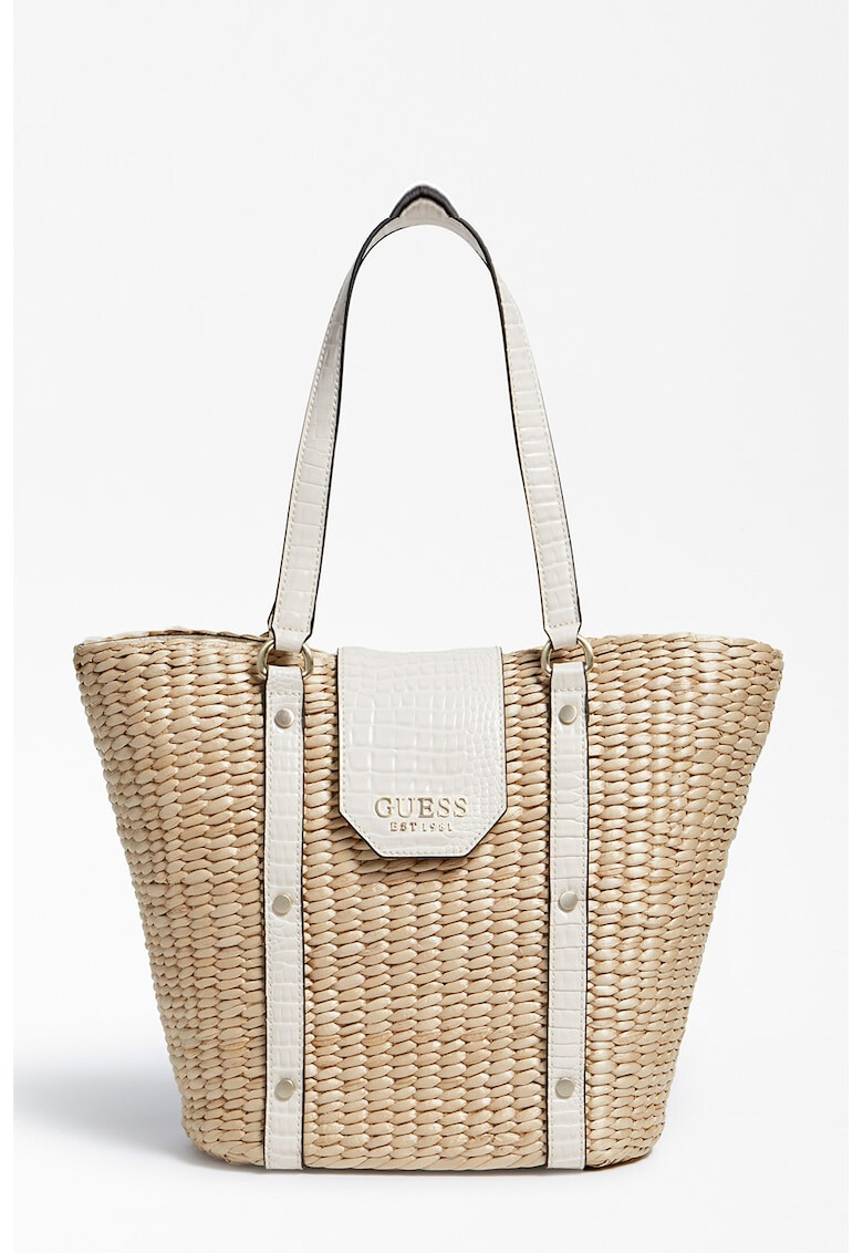 Guess Ратанова чанта Paloma - Pepit.bg