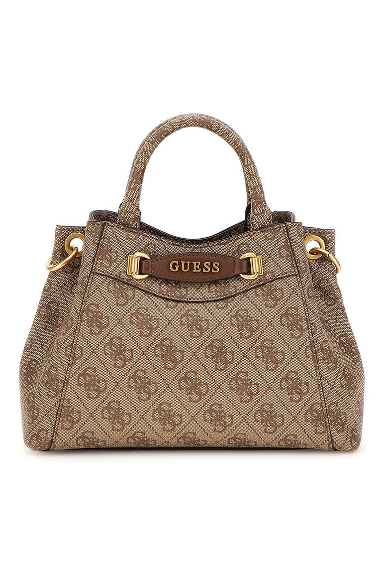 GUESS Ръчна чанта Emera с монограми - Pepit.bg