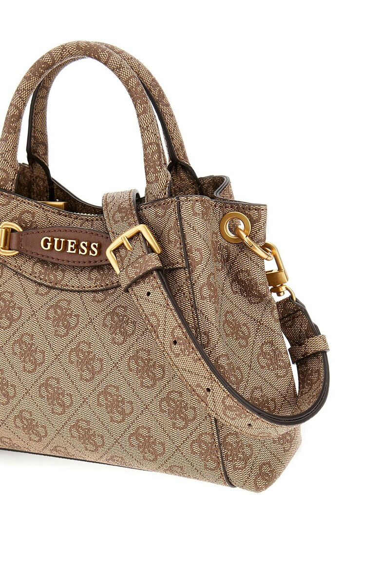 GUESS Ръчна чанта Emera с монограми - Pepit.bg