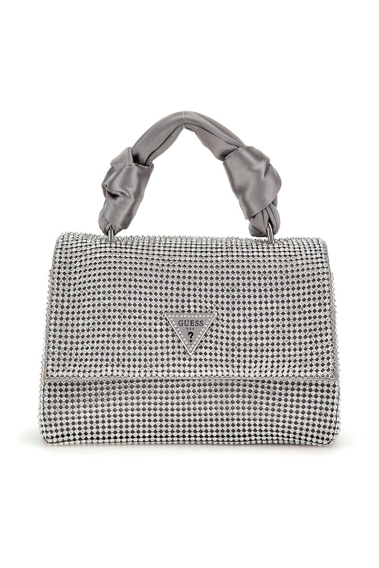 GUESS Ръчна чанта Lua с декоративни камъни - Pepit.bg