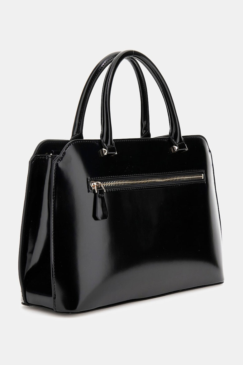 GUESS Ръчна лачена чанта Arnela - Pepit.bg