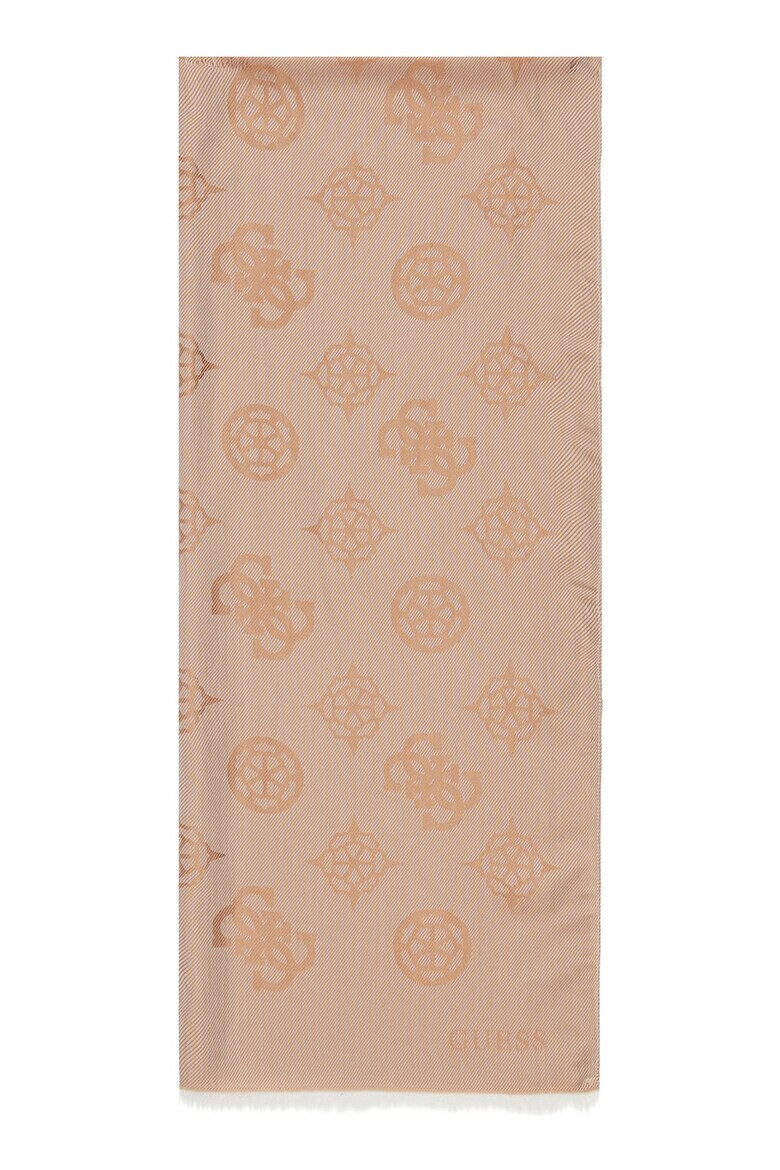 GUESS Рипсен шал с модал - Pepit.bg