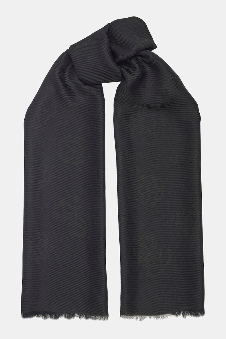 GUESS Рипсен шал с модал - Pepit.bg
