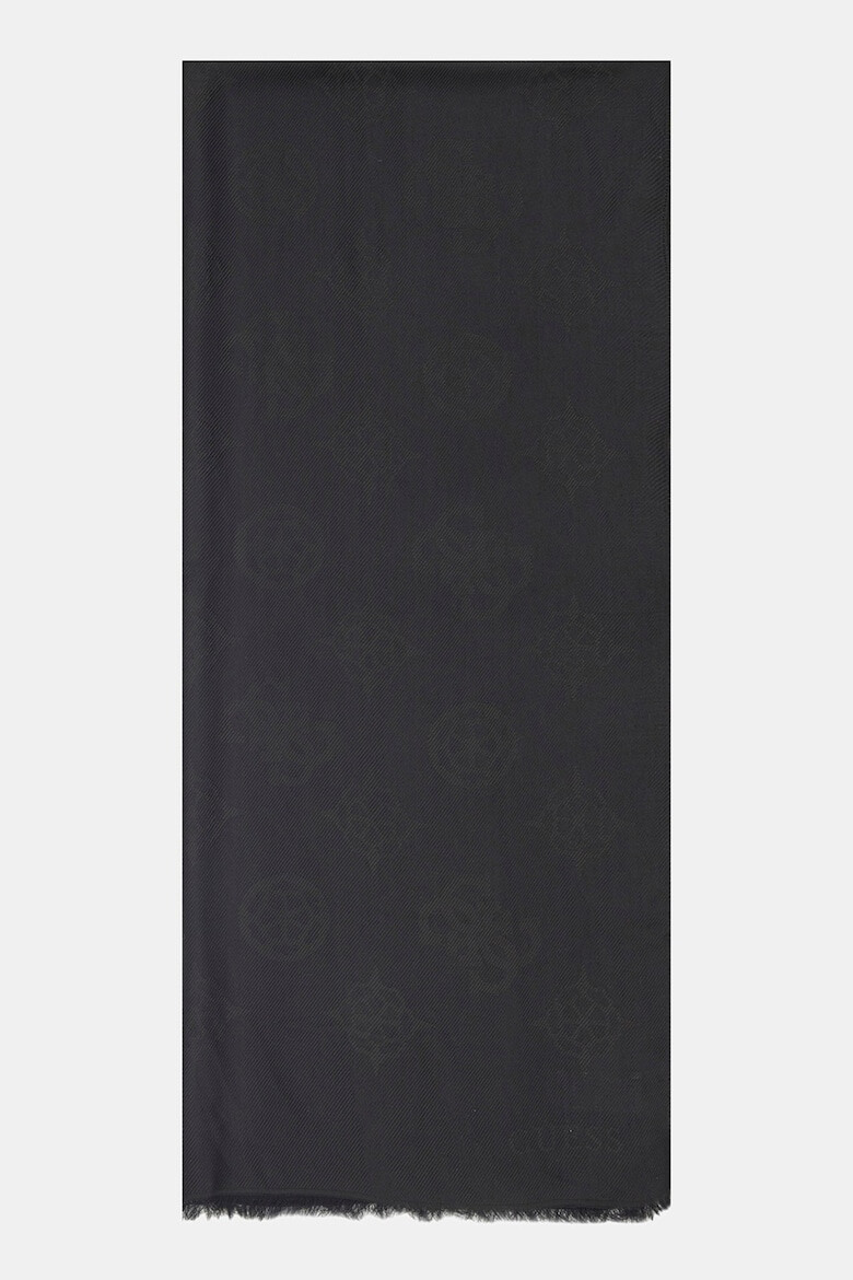 GUESS Рипсен шал с модал - Pepit.bg