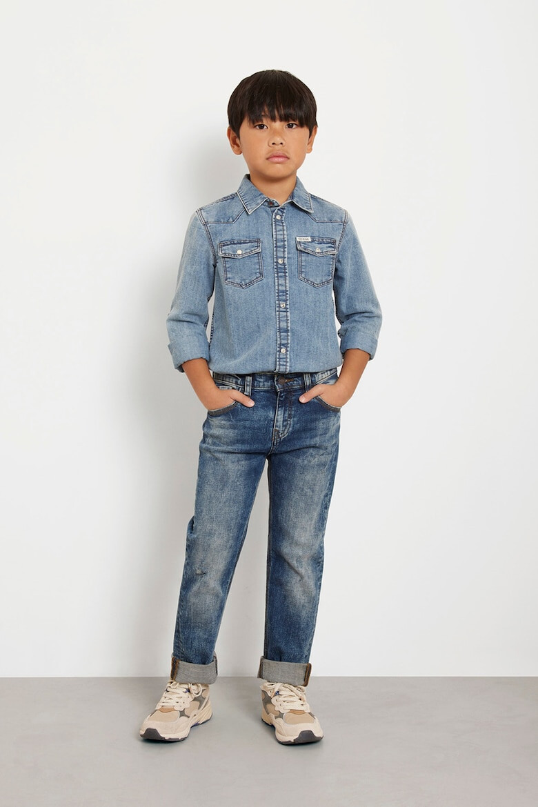 GUESS KIDS Риза от деним с джобове - Pepit.bg