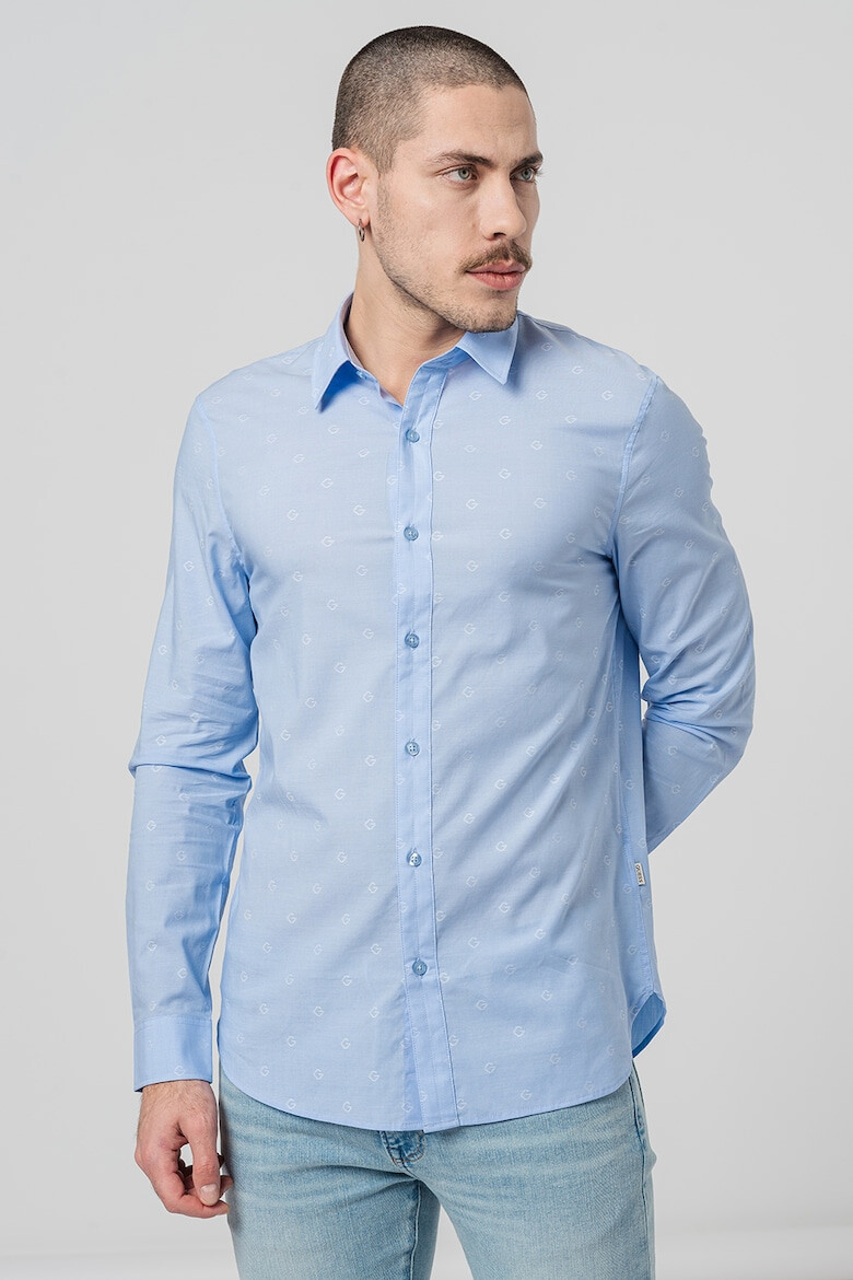 GUESS Риза с лого - Pepit.bg