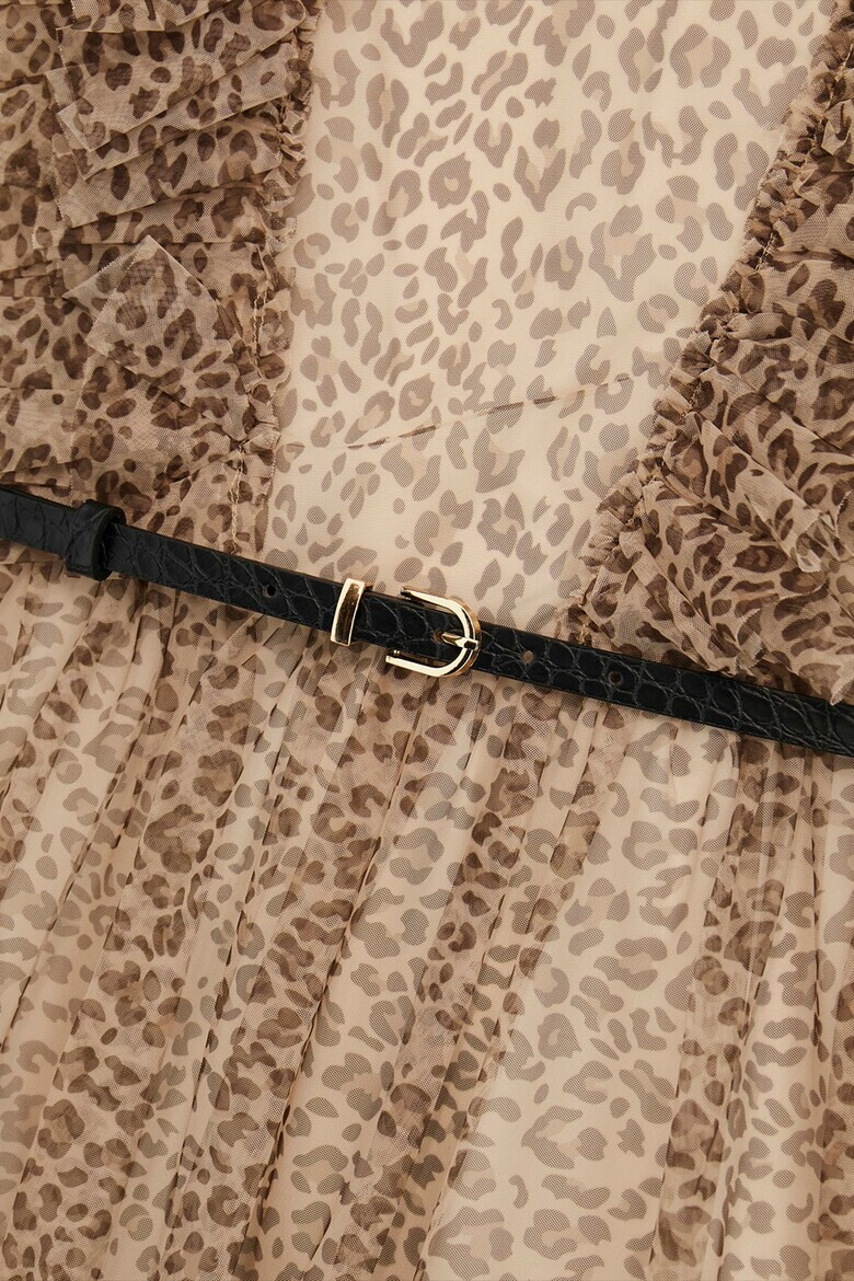 GUESS Рокля от тюл с шарка - Pepit.bg