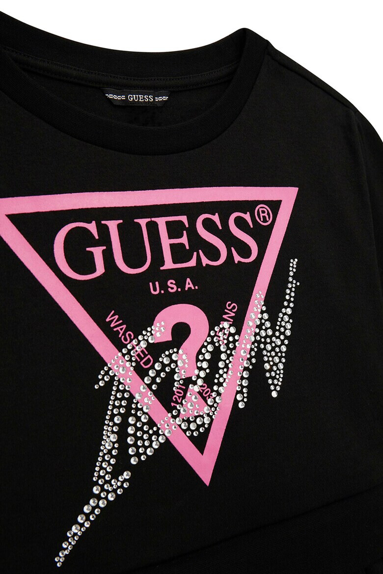 GUESS KIDS Рокля с тюл и лого - Pepit.bg