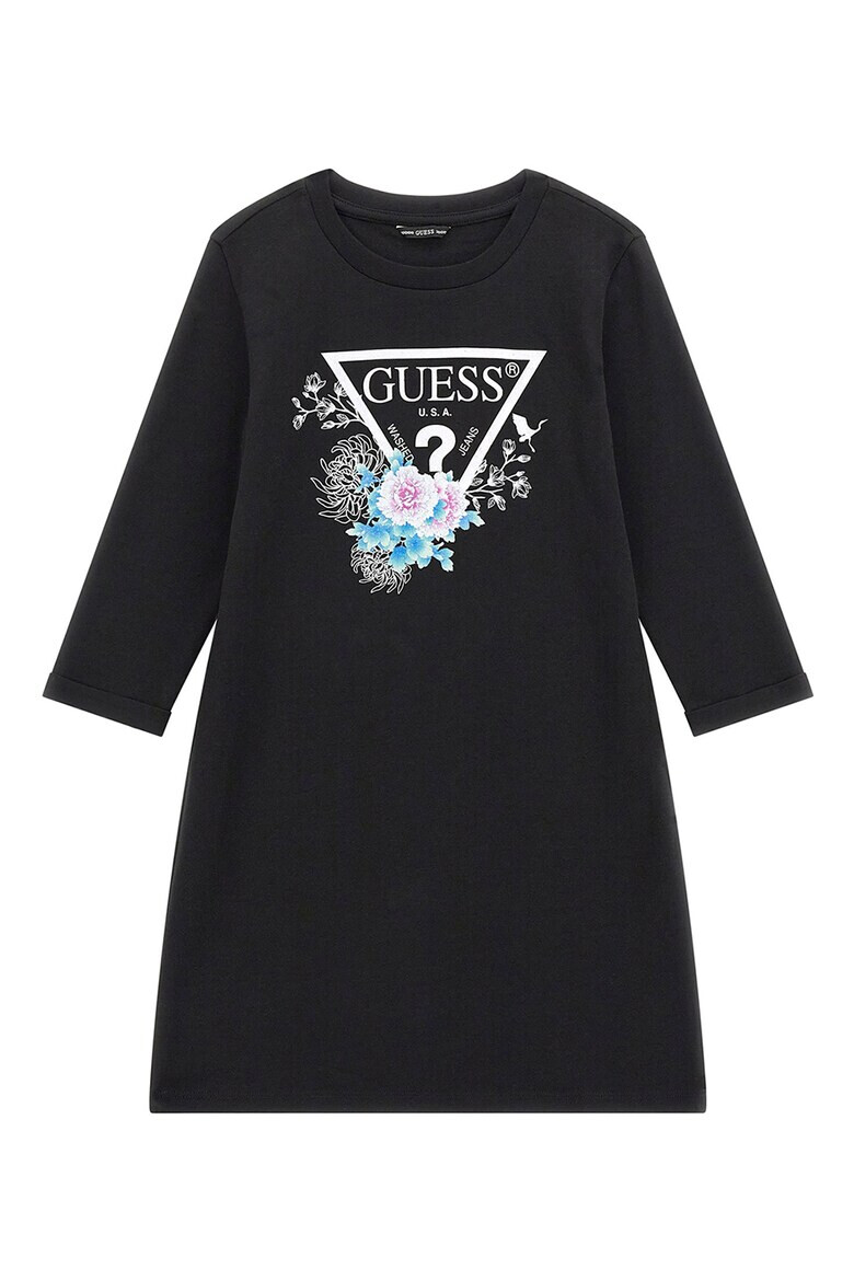 GUESS KIDS Рокля тип суитшърт с лого - Pepit.bg
