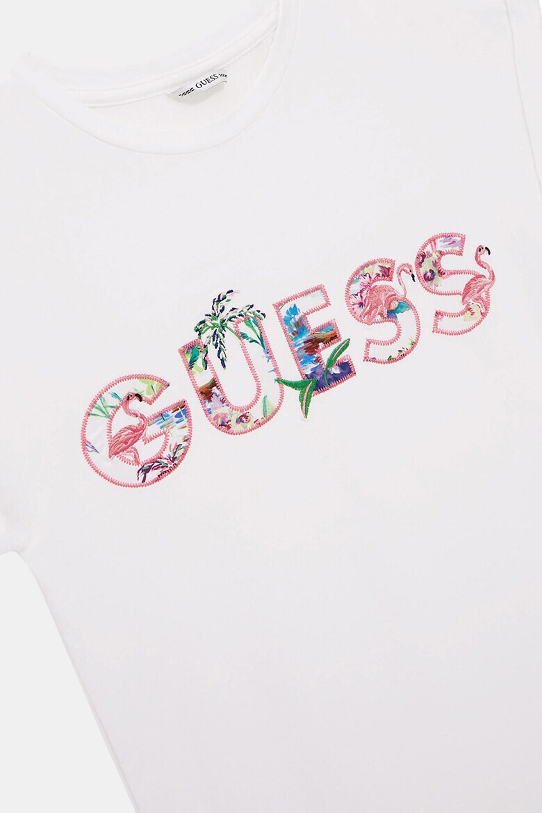 GUESS Рокля тип тениска с бродерия - Pepit.bg