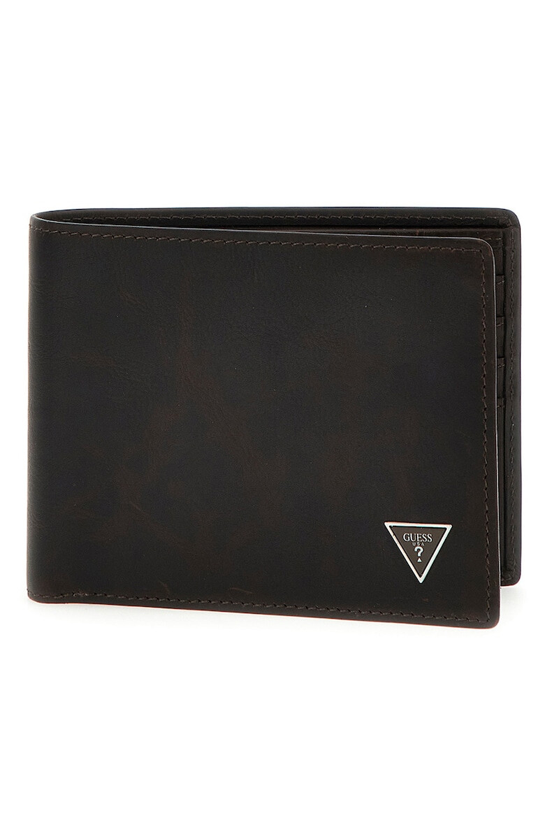 GUESS Сгъваем кожен портфейл - Pepit.bg