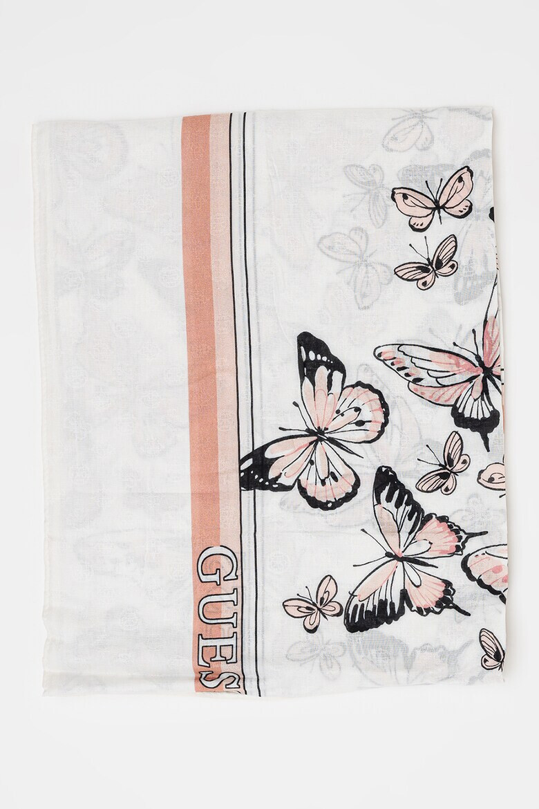 GUESS Шал Kefiah с десен - Pepit.bg