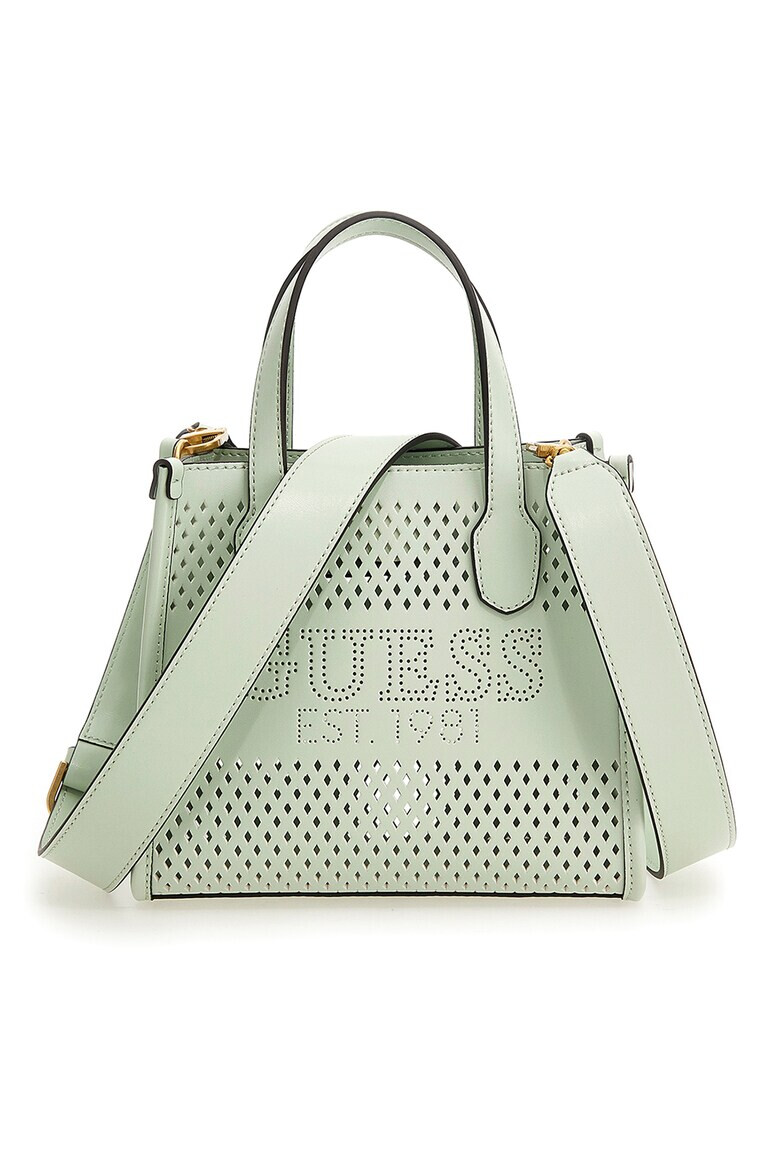 Guess Шопинг чанта Katey с перфорации - Pepit.bg