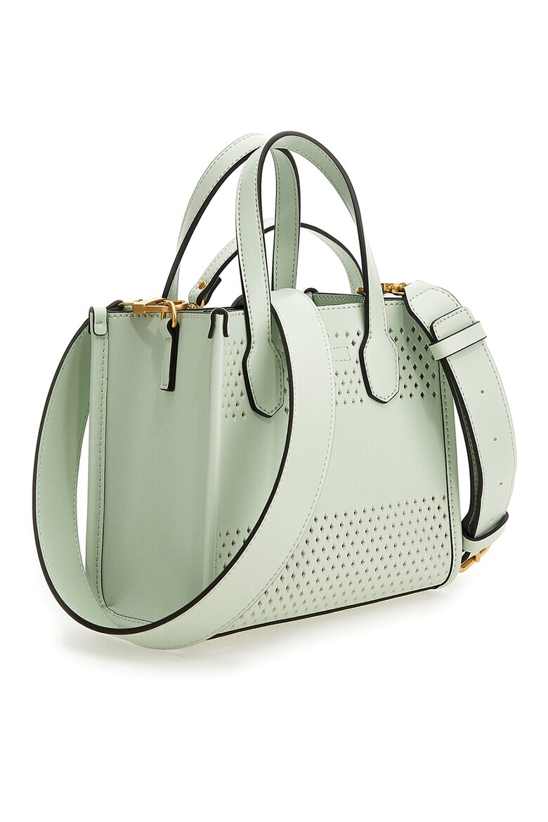 Guess Шопинг чанта Katey с перфорации - Pepit.bg