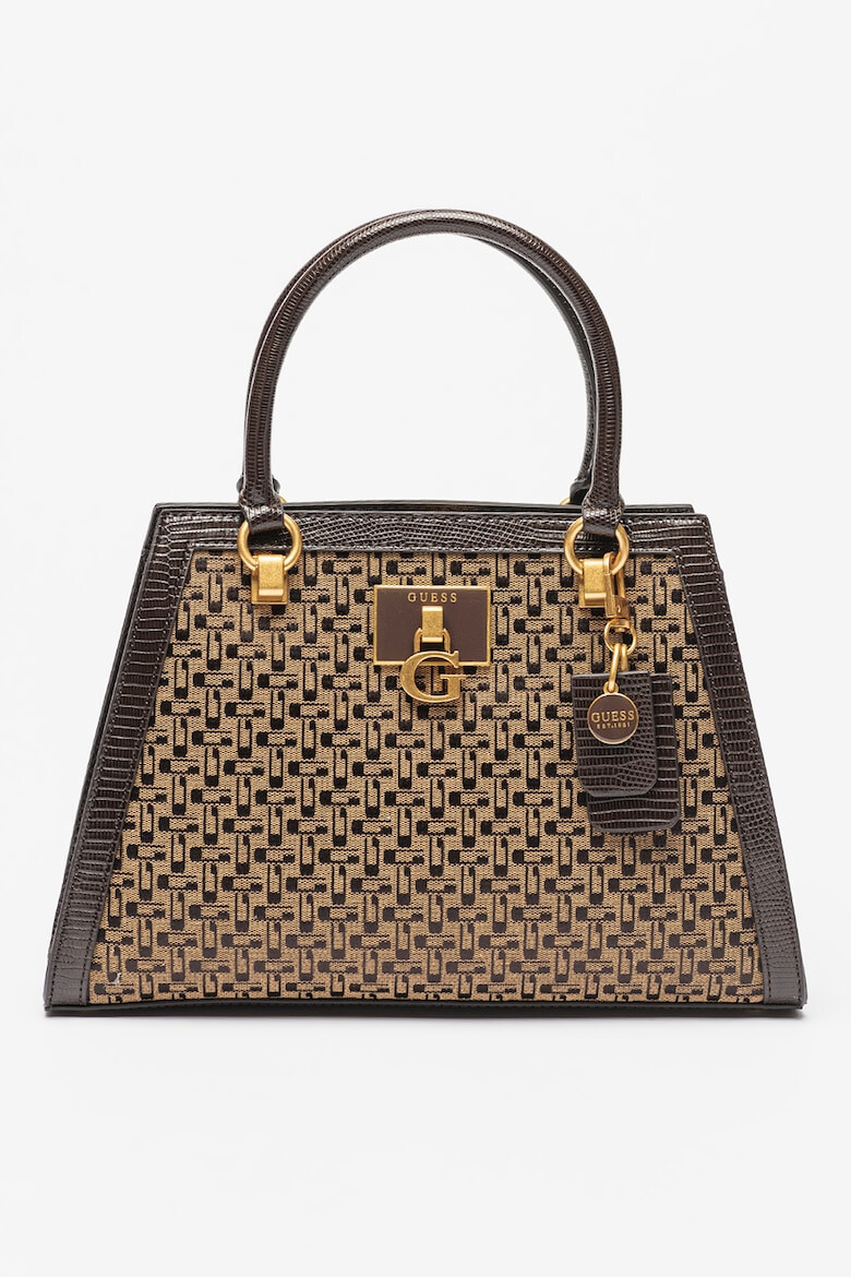 Guess Шопинг чанта Stephi с монограм - Pepit.bg