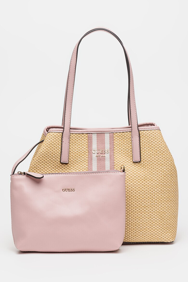 Guess Шопинг чанта Vikki с несесер - Pepit.bg