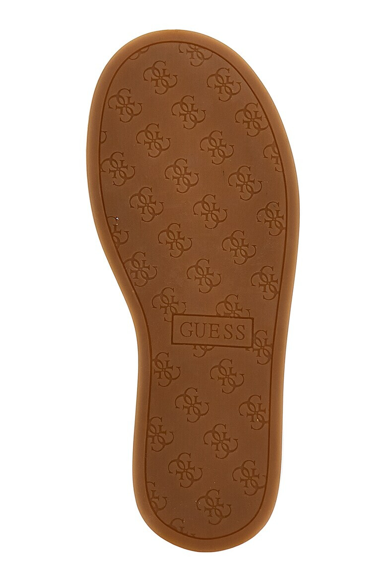Guess Скосени кожени сандали - Pepit.bg
