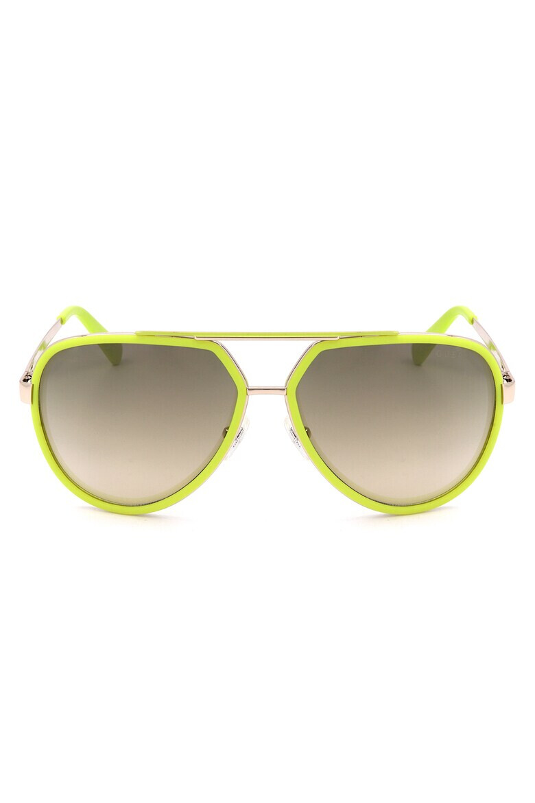 GUESS Слънчеви очила Aviator с градиента - Pepit.bg