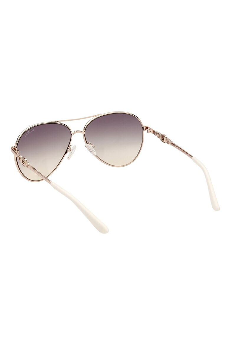 GUESS Слънчеви очила Aviator с градиента - Pepit.bg