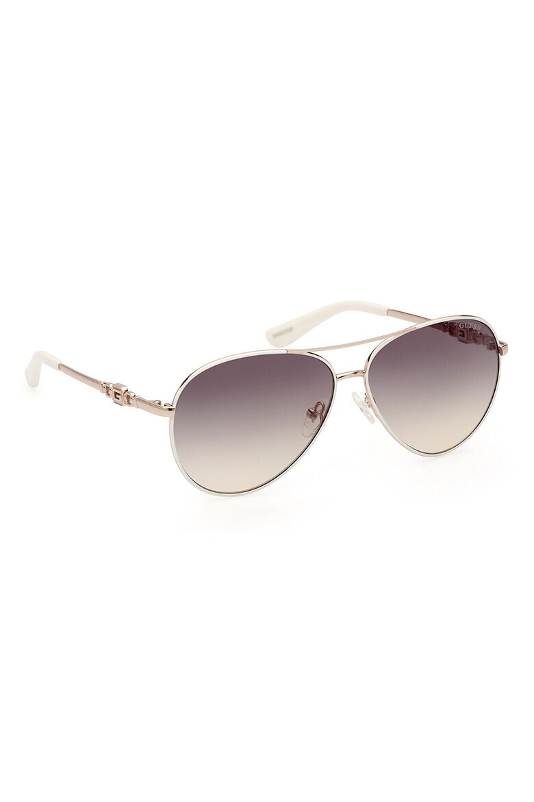 GUESS Слънчеви очила Aviator с градиента - Pepit.bg