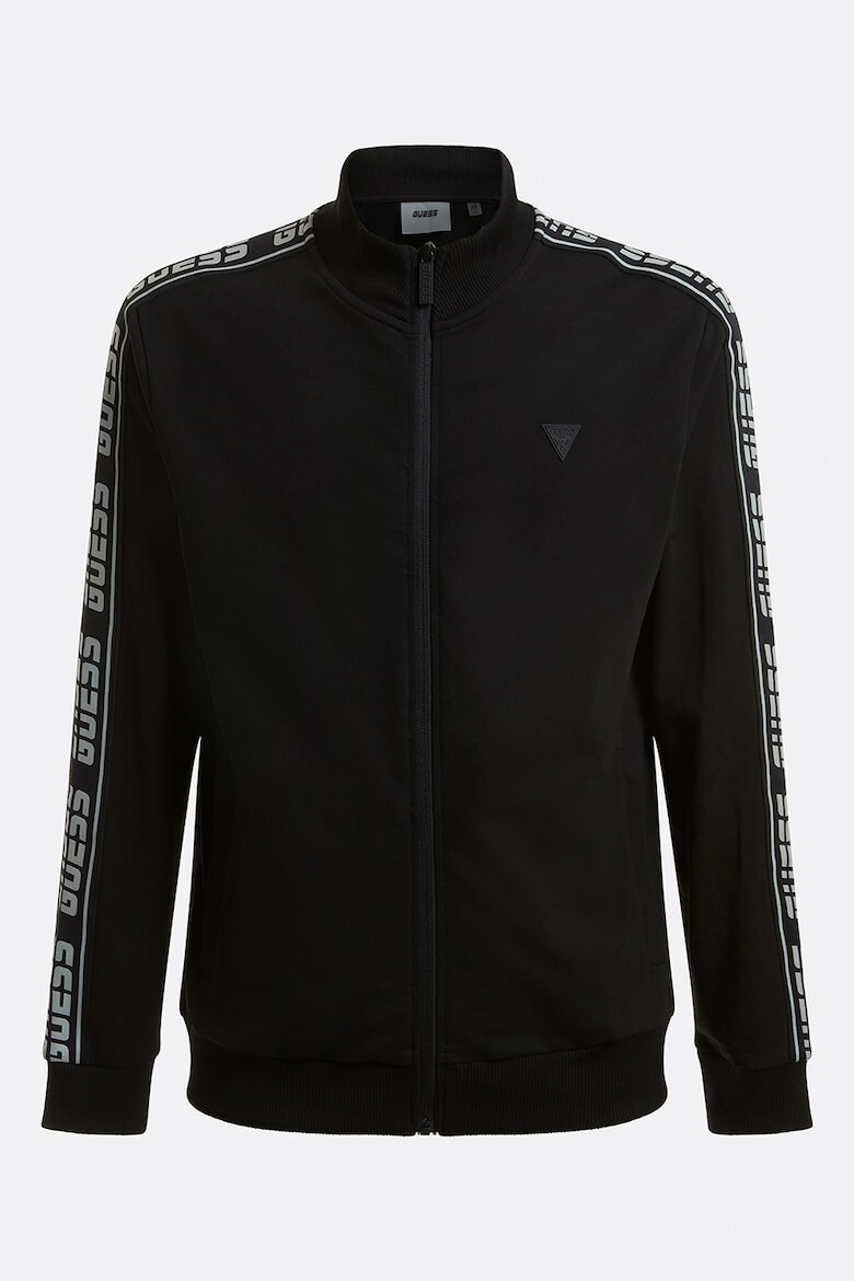 GUESS Спортна блуза с цип - Черен - Pepit.bg