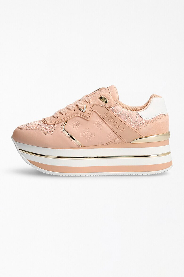 GUESS Спортни обувки с монограм - Pepit.bg