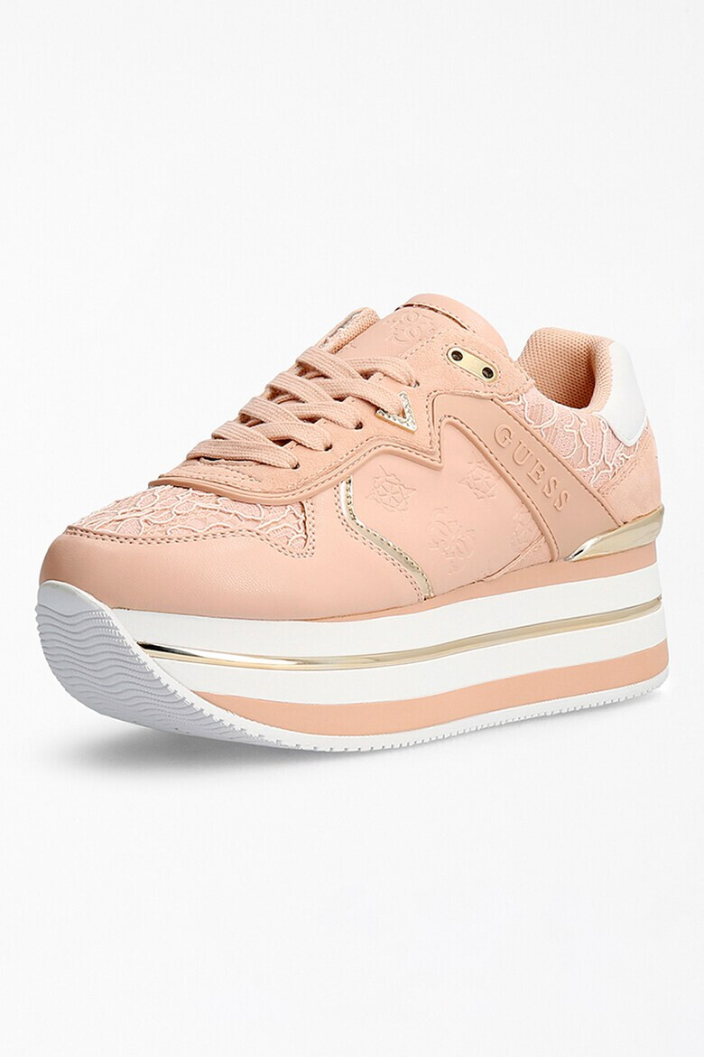 GUESS Спортни обувки с монограм - Pepit.bg