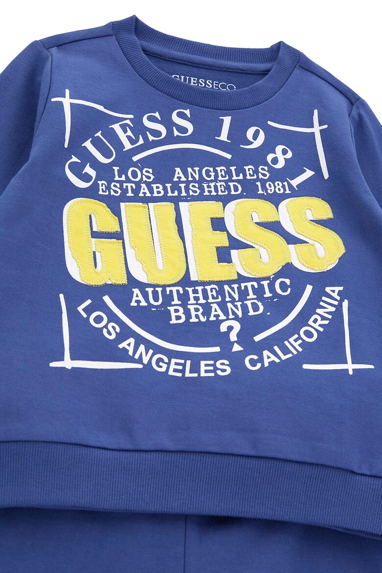 GUESS KIDS GUESS - Суитшърт и спортен панталон с лого - Pepit.bg