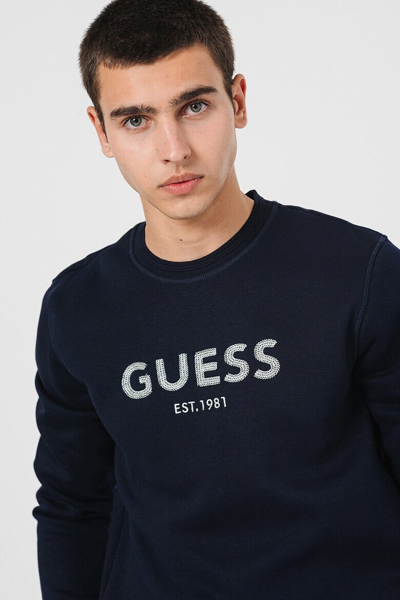 GUESS Суитшърт с бродирано лого - Pepit.bg