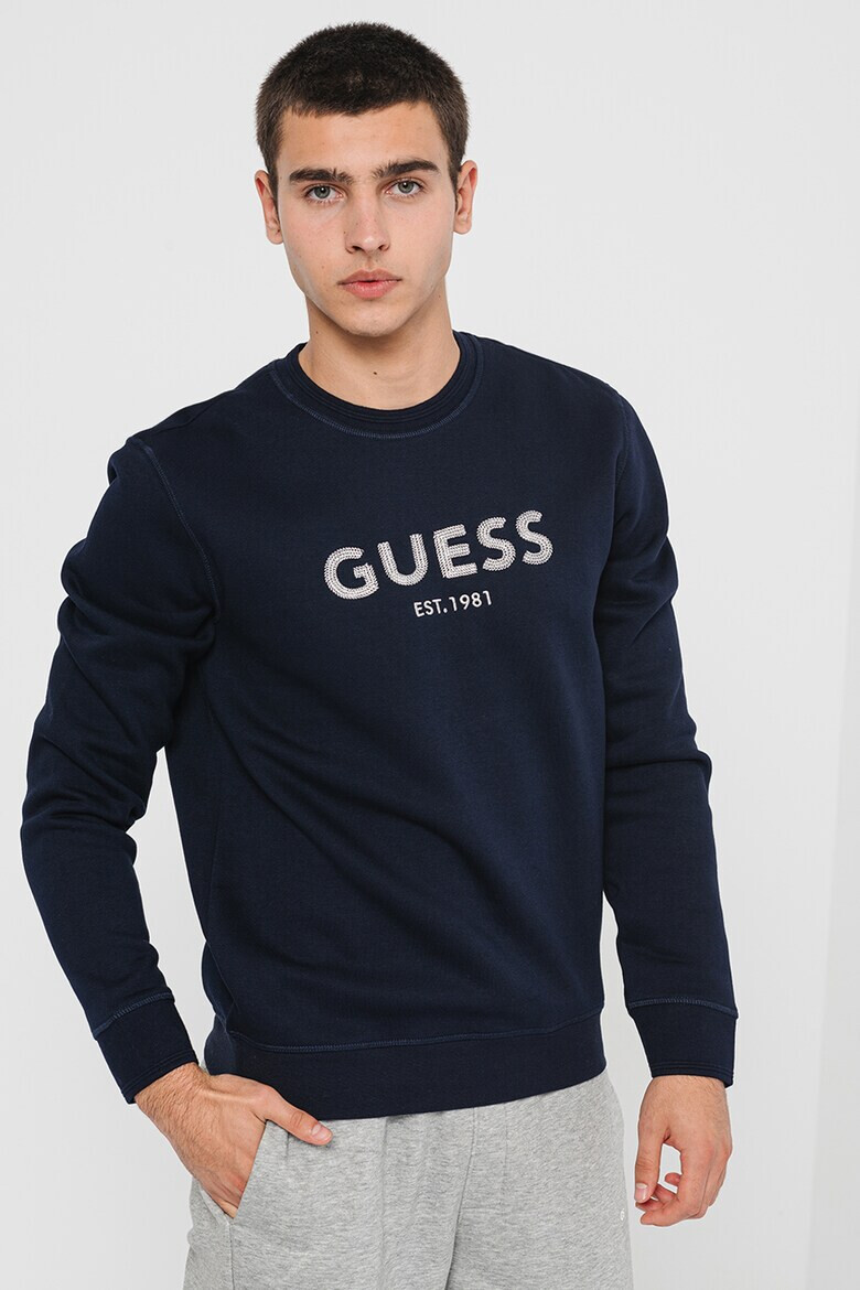 GUESS Суитшърт с бродирано лого - Pepit.bg