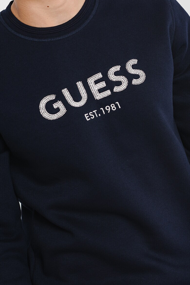GUESS Суитшърт с бродирано лого - Pepit.bg
