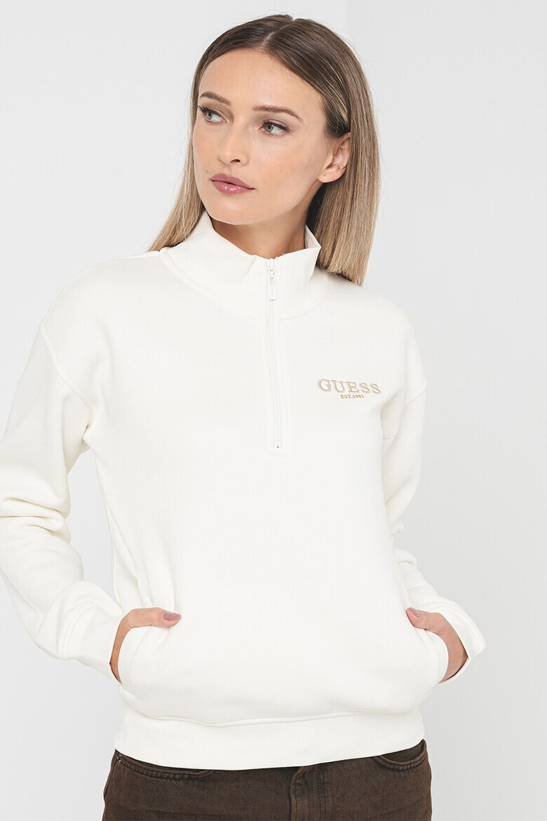 GUESS Суитшърт с къс цип - Pepit.bg