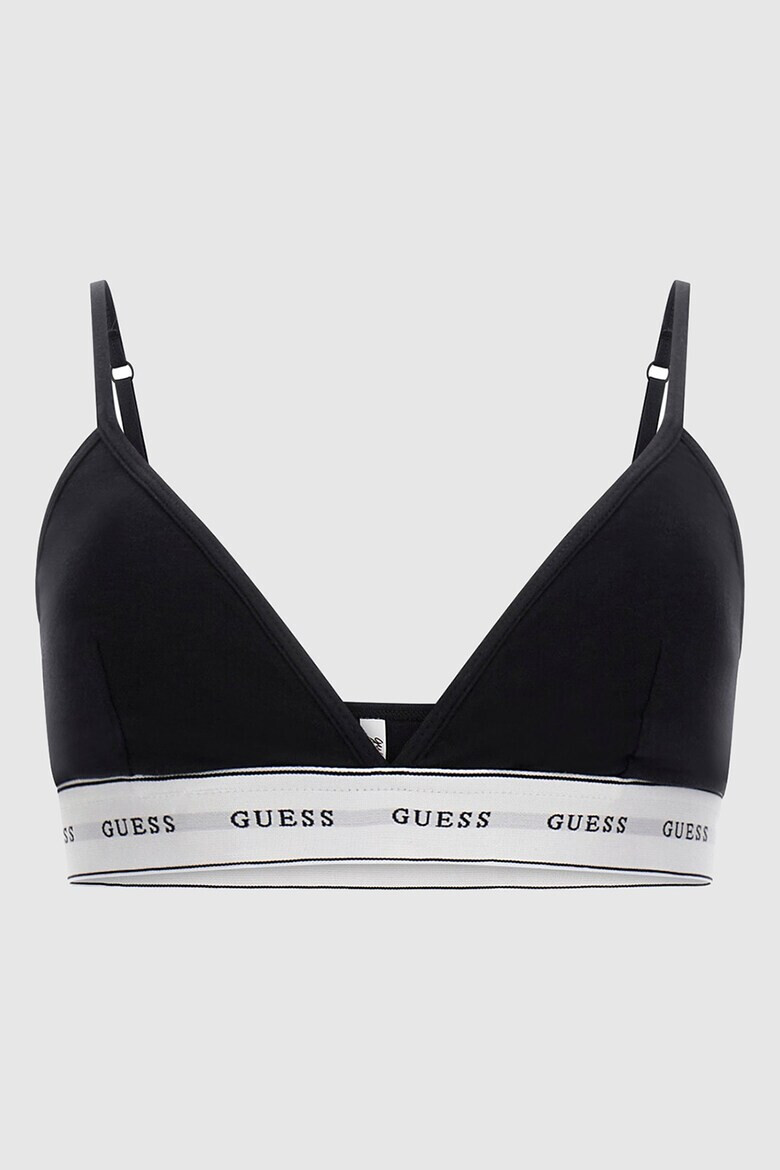 GUESS Сутиен Carrie с модал и триъгълни чашки - Pepit.bg