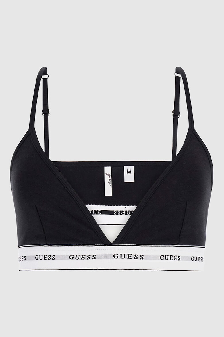 GUESS Сутиен Carrie с модал и триъгълни чашки - Pepit.bg