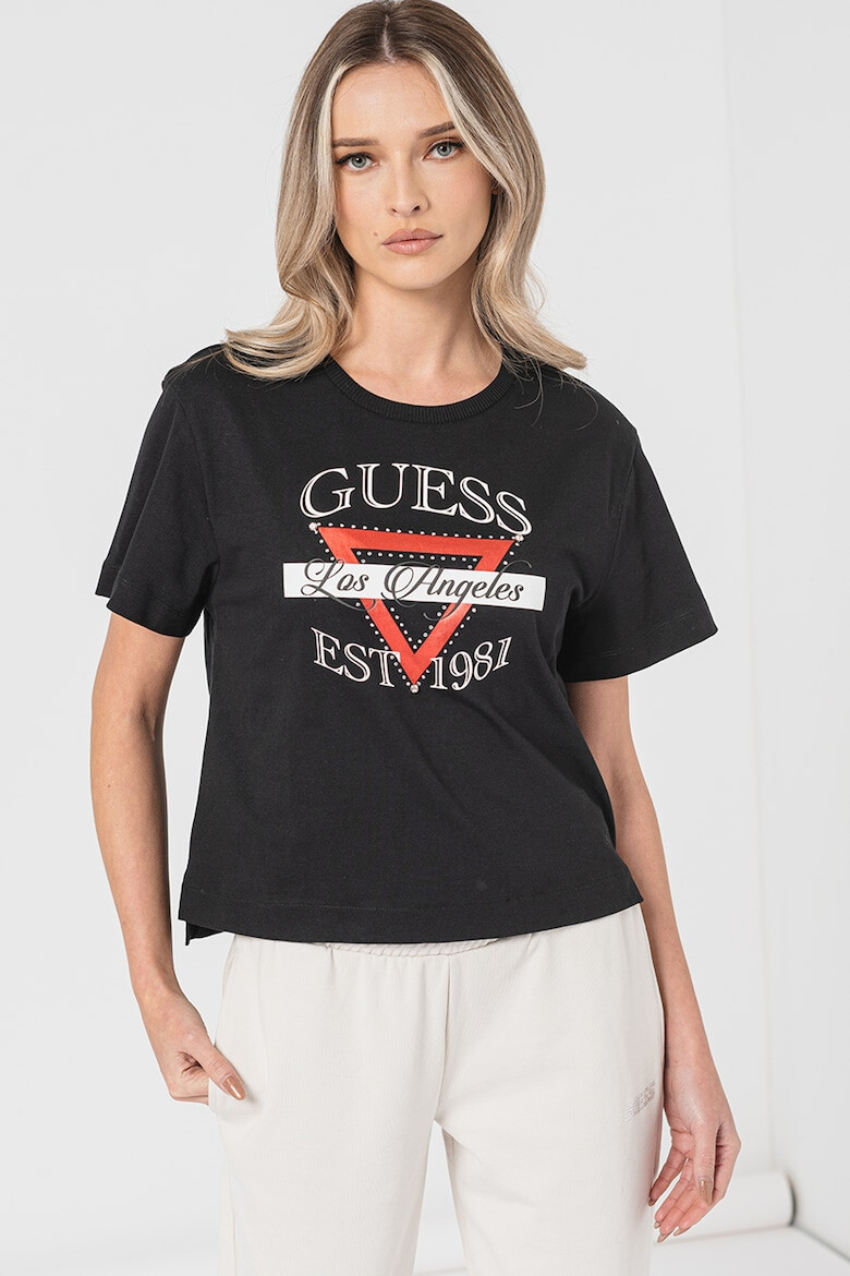 GUESS Свободна тениска с лого - Pepit.bg
