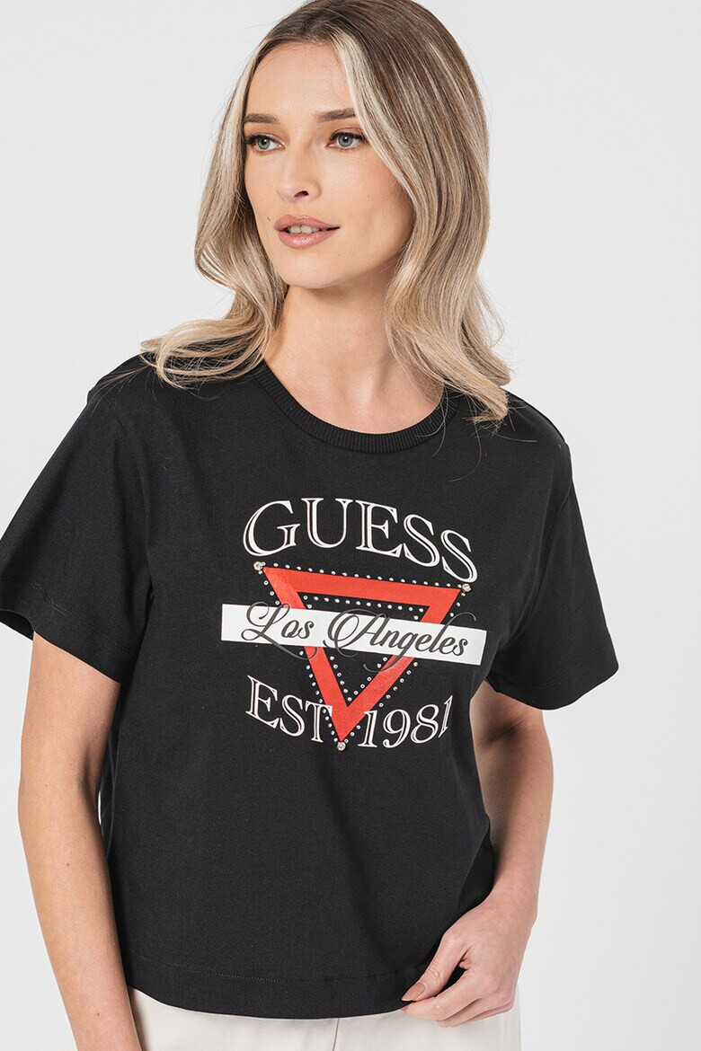 GUESS Свободна тениска с лого - Pepit.bg