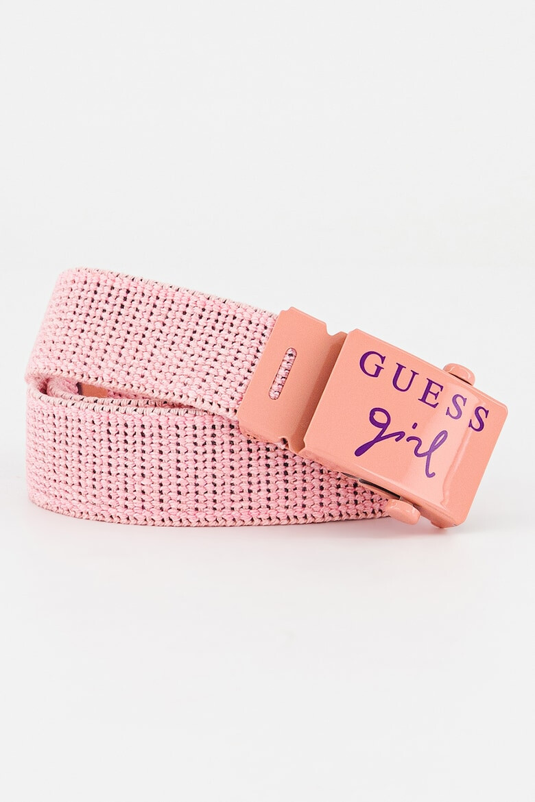 GUESS Текстилен колан с тока с лого - Pepit.bg
