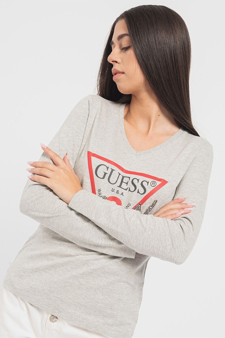 GUESS Тениска от памук с лого - Pepit.bg