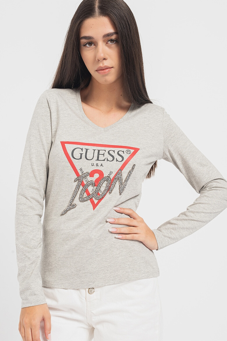 GUESS Тениска от памук с лого - Pepit.bg