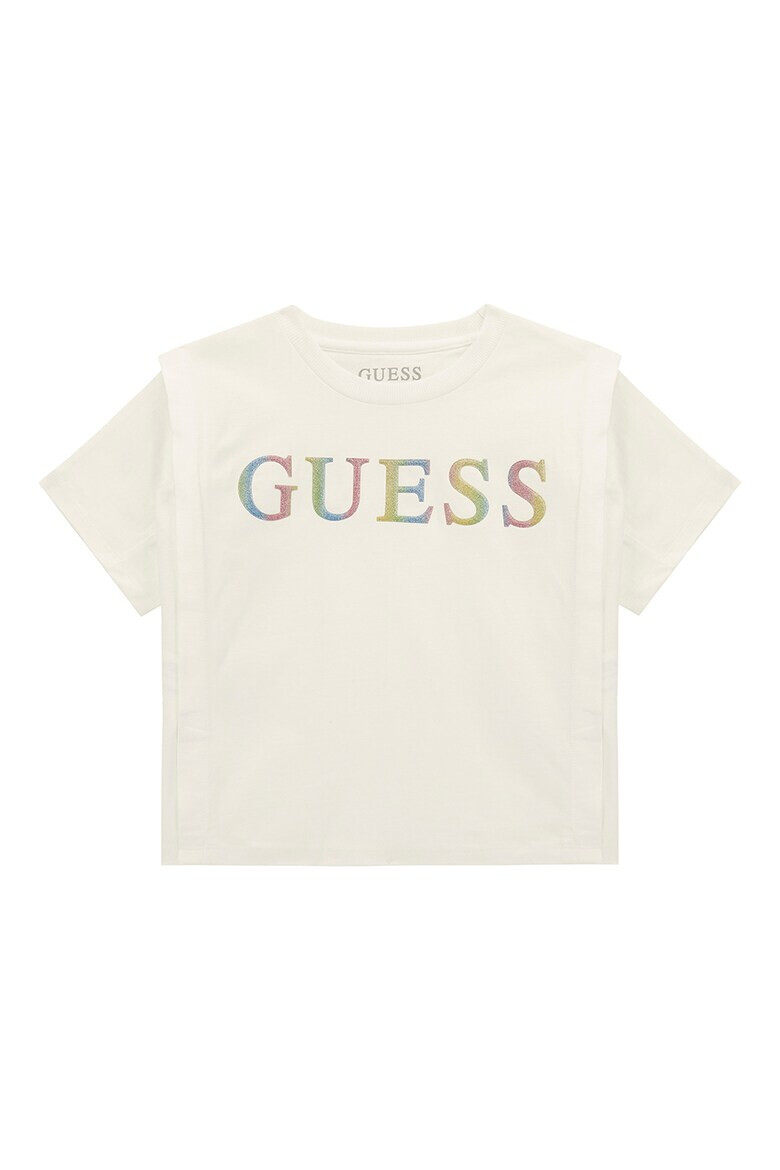 GUESS Тениска с бляскаво лого - Pepit.bg