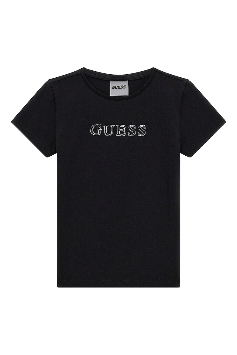 GUESS KIDS GUESS Тениска с декоративни камъни - Pepit.bg