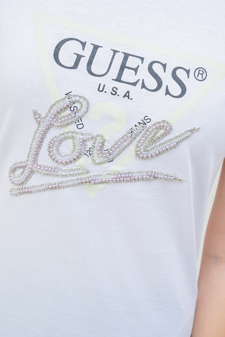 GUESS Стандартна тениска с лого - Pepit.bg