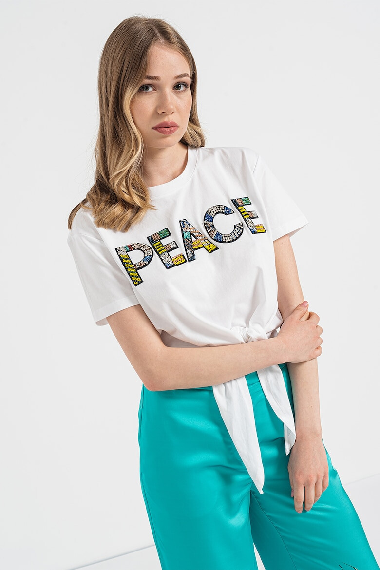 GUESS Тениска с мъниста - Pepit.bg