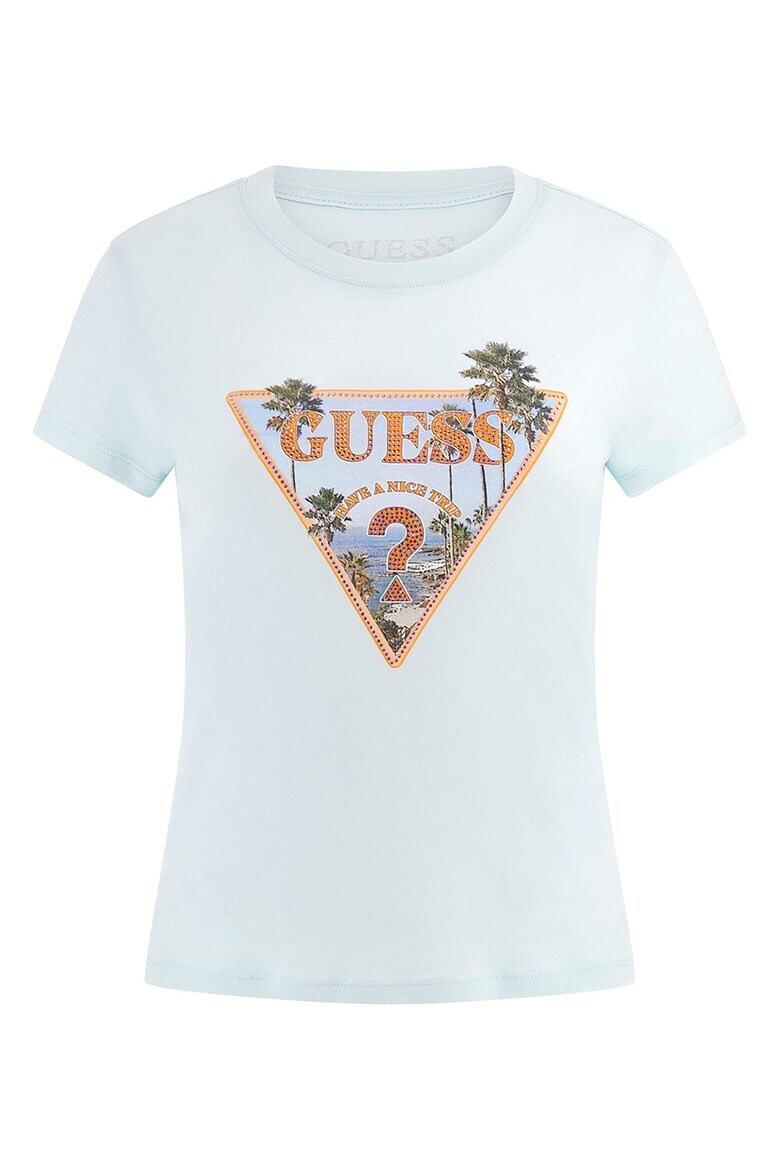 GUESS Тениска с модал - Pepit.bg