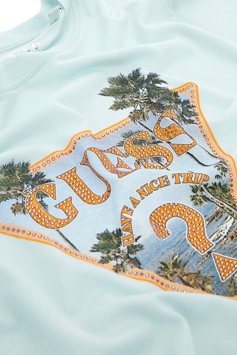 GUESS Тениска с модал - Pepit.bg