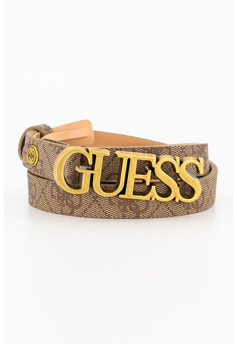 Guess Тънък колан с лого - Pepit.bg