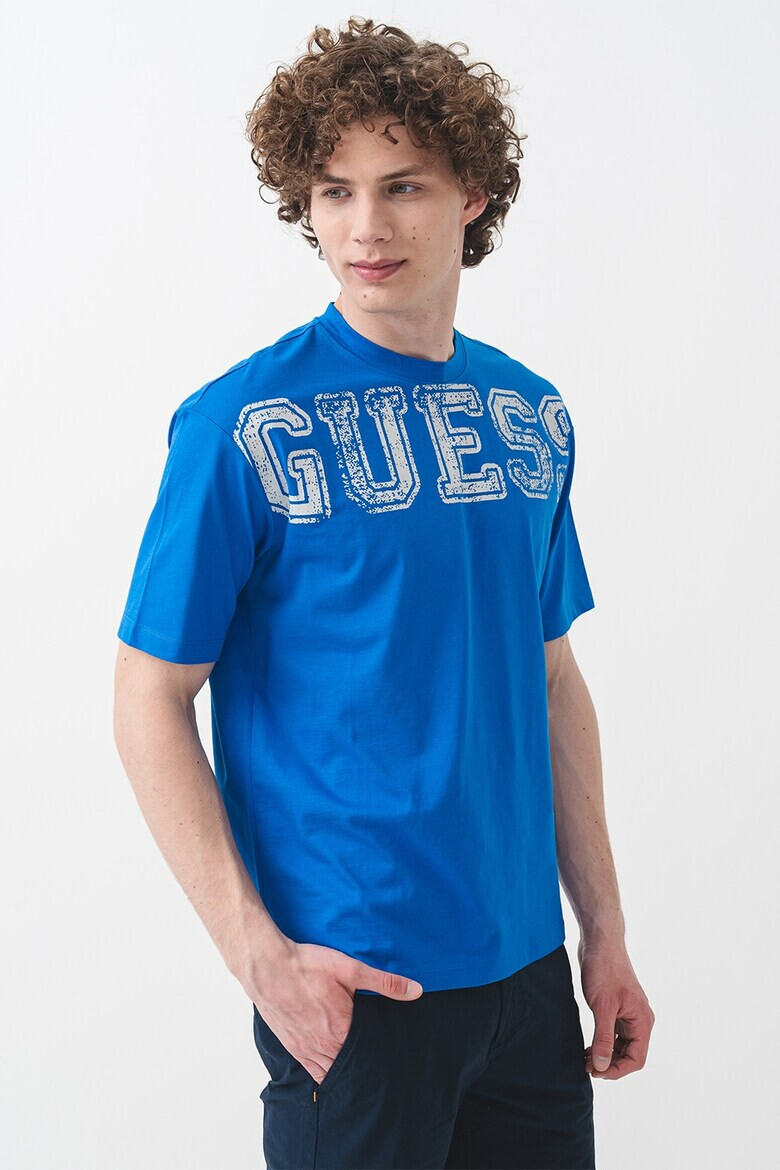 GUESS Фитнес тениска с лого - Pepit.bg