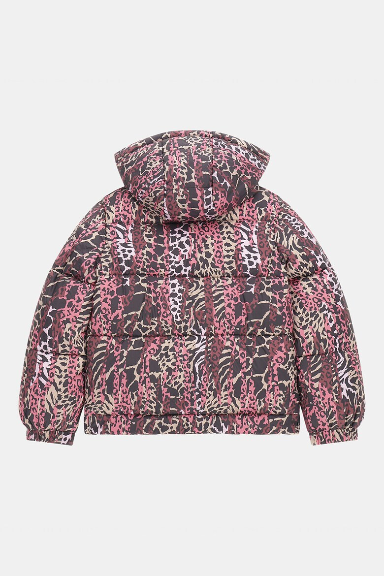 GUESS KIDS Ватирано зимно яке с шарка - Многоцветен - Pepit.bg