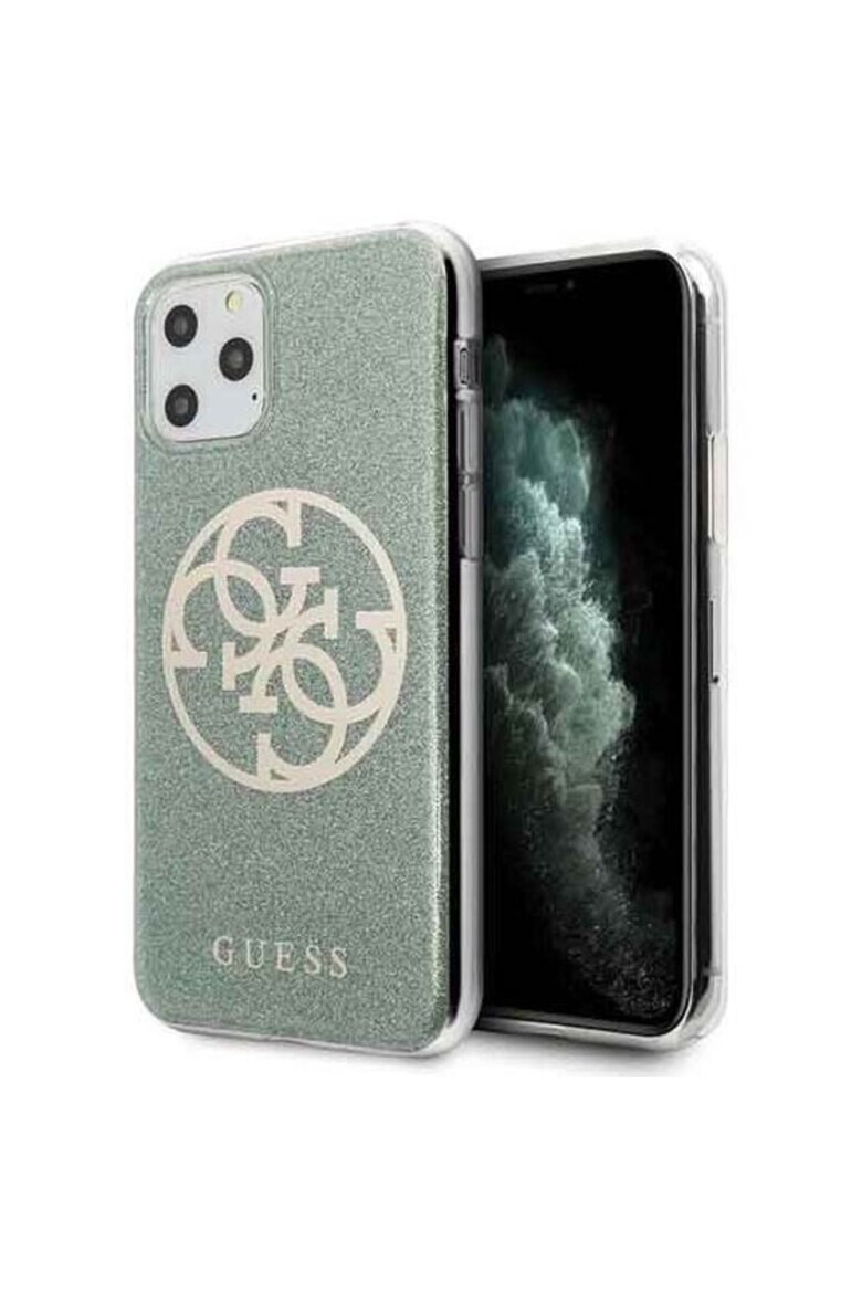 GUESS Защитен калъф Glitter 4G за iPhone 11 Pro Max - Pepit.bg